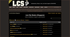 Desktop Screenshot of forum.lioncityskaters.com